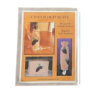 Crochet Patterns Liquor Wine Bottle Toaster Cover A Touch Of Tuscany Grapes‎